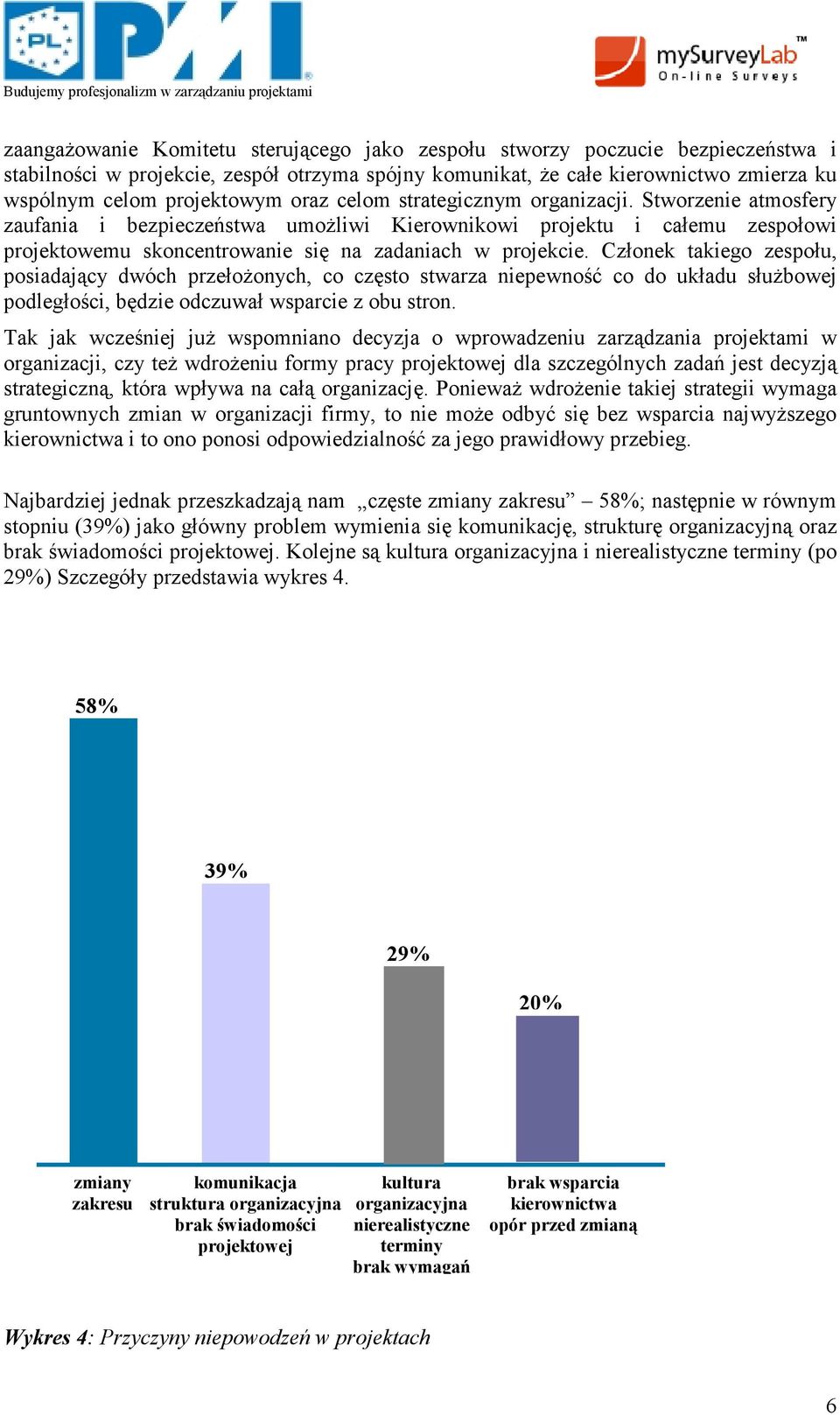 Członek takiego zespołu, posiadający dwóch przełoŝonych, co często stwarza niepewność co do układu słuŝbowej podległości, będzie odczuwał wsparcie z obu stron.