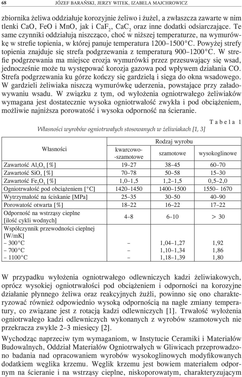 Powyżej strefy topienia znajduje się strefa podgrzewania z temperaturą 9001200 C.