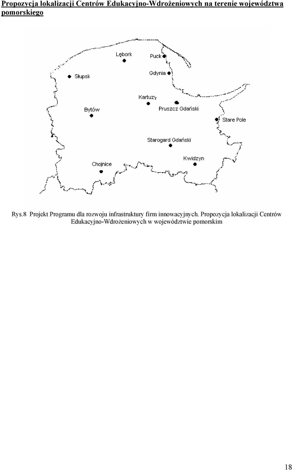 8 Projekt Programu dla rozwoju infrastruktury firm