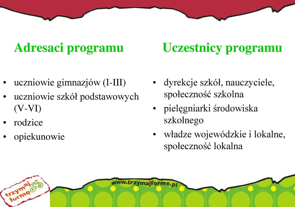 dyrekcje szkół, nauczyciele, społeczność szkolna pielęgniarki