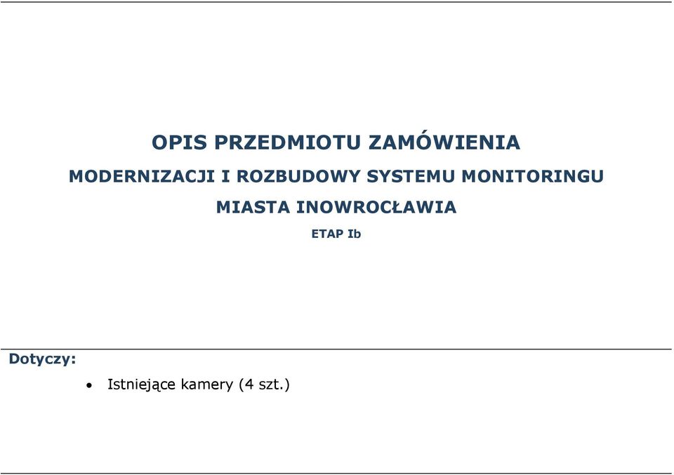 MONITORINGU MIASTA INOWROCŁAWIA