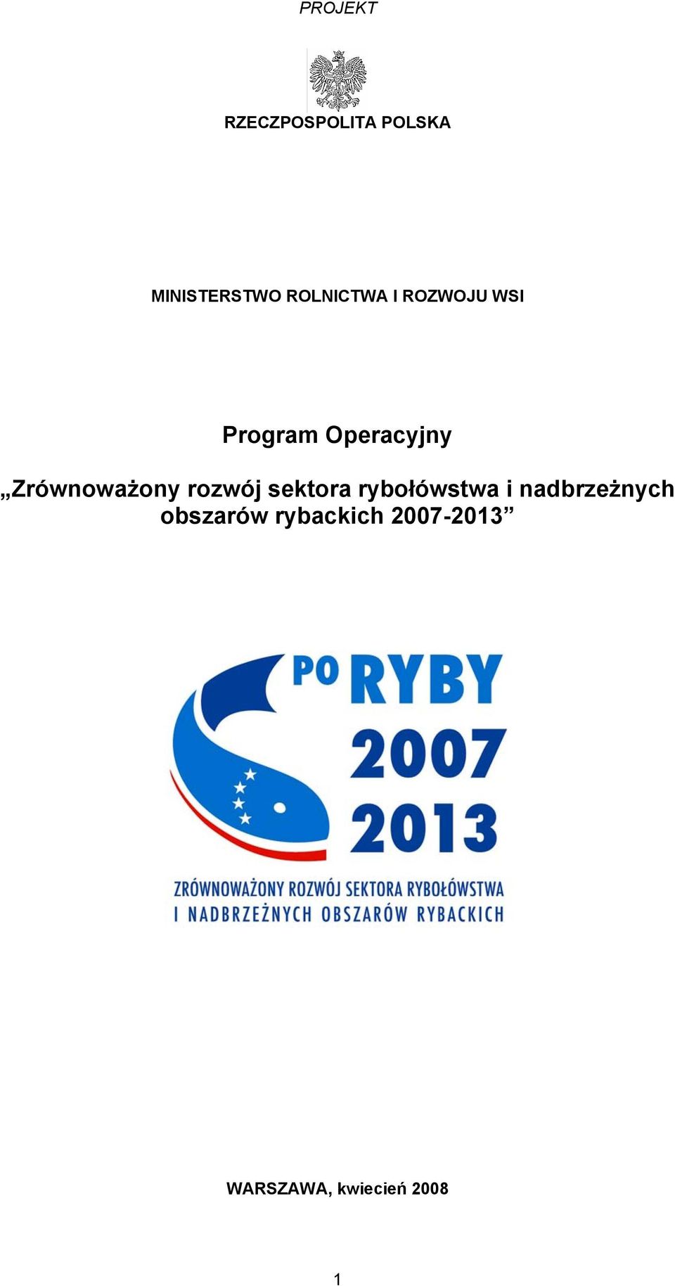 rozwój sektora rybołówstwa i nadbrzeżnych