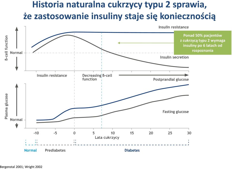 Ponad 50% pacjentów z cukrzycą typu 2 wymaga