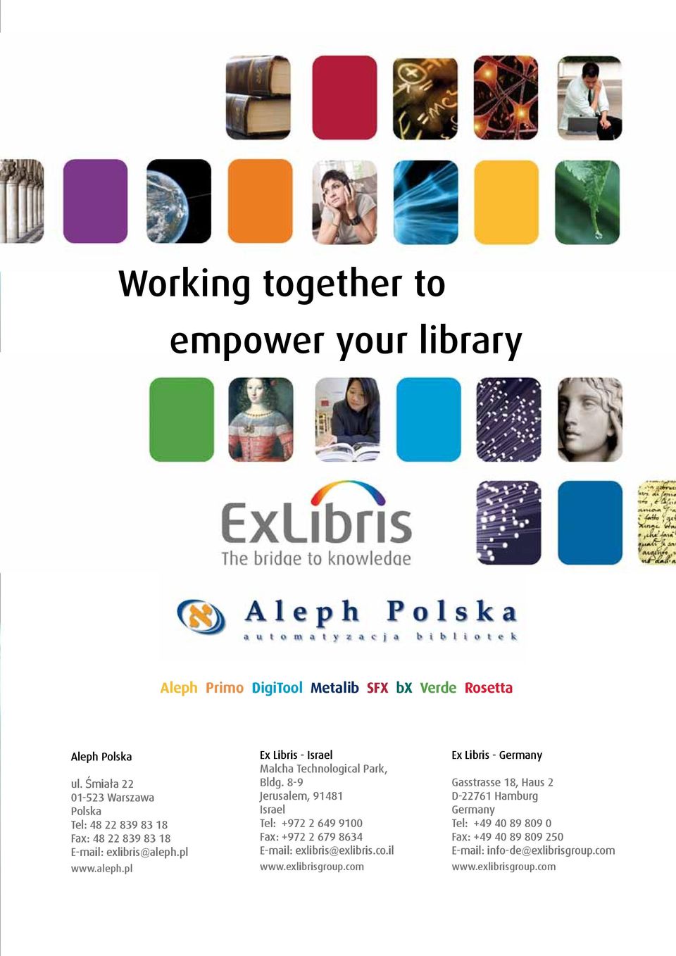 pl www.aleph.pl Ex Libris - Israel Malcha Technological Park, Bldg.