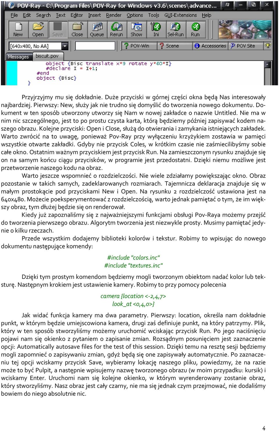 Nie ma w nim nic szczególnego, jest to po prostu czysta karta, którą będziemy później zapisywać kodem naszego obrazu.