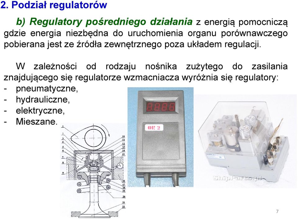 układem regulacji.