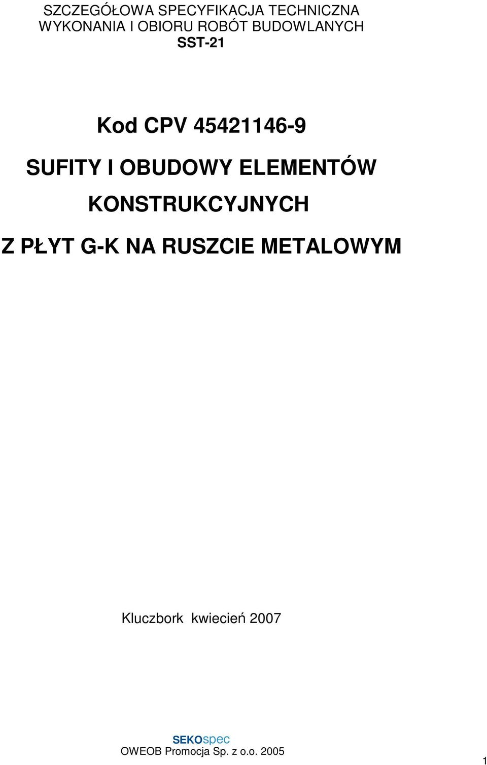 45421146-9 SUFITY I OBUDOWY ELEMENTÓW