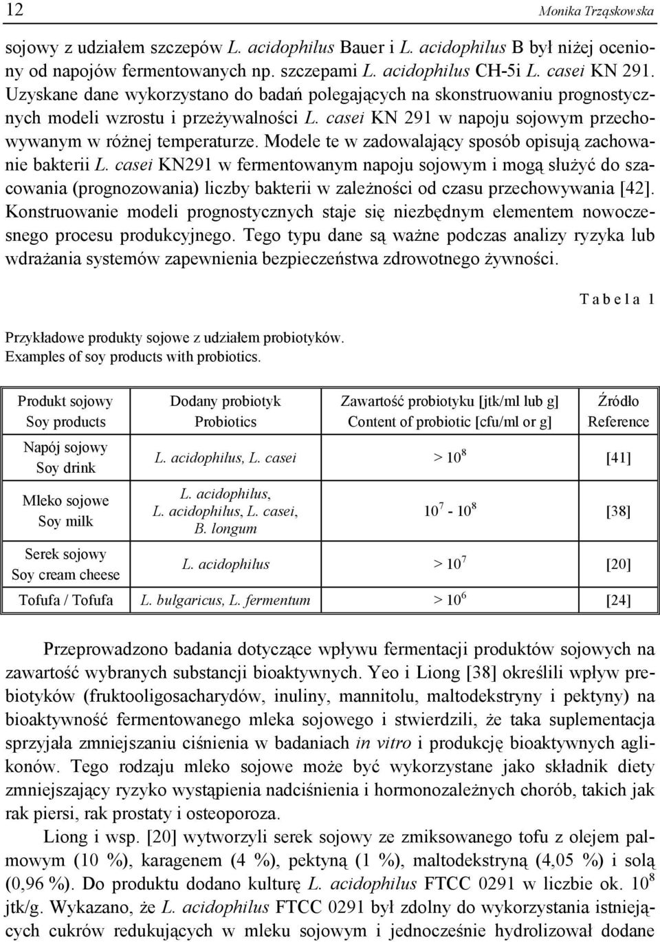 Modele te w zadowalający sposób opisują zachowanie bakterii L.