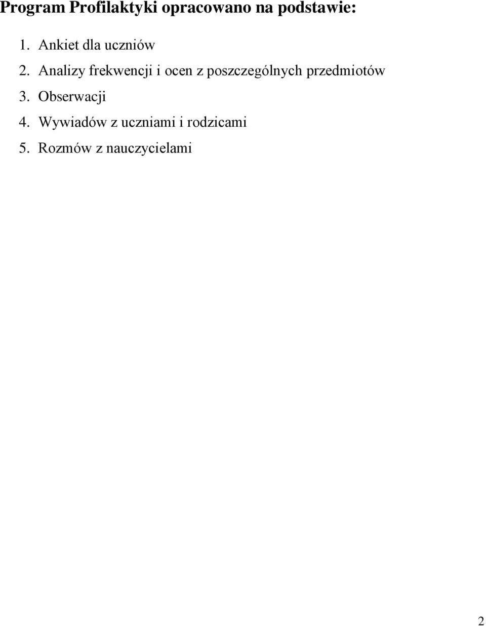 Analizy frekwencji i ocen z poszczególnych