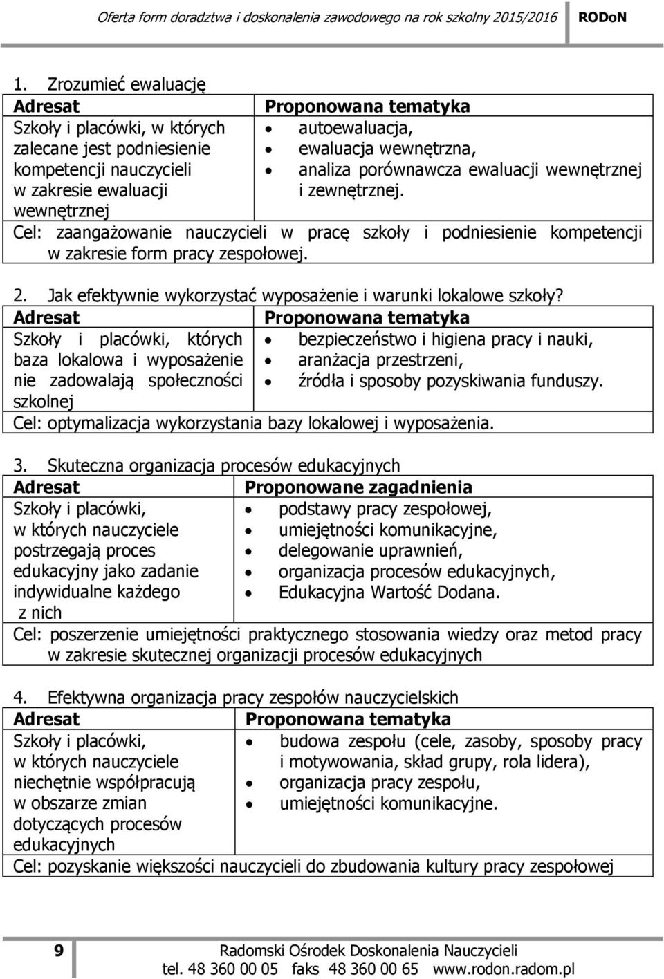 Jak efektywnie wykorzystać wyposażenie i warunki lokalowe szkoły?