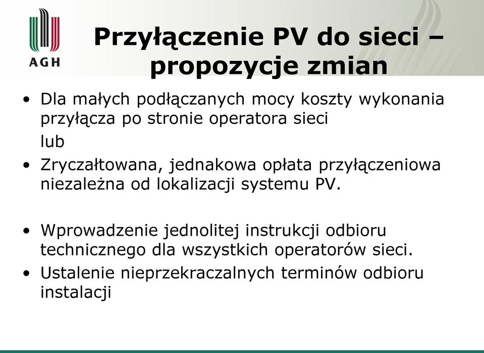 niezależna od lokalizacji systemu PV.