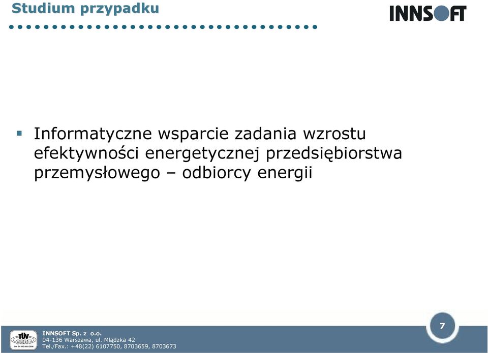 efektywności energetycznej