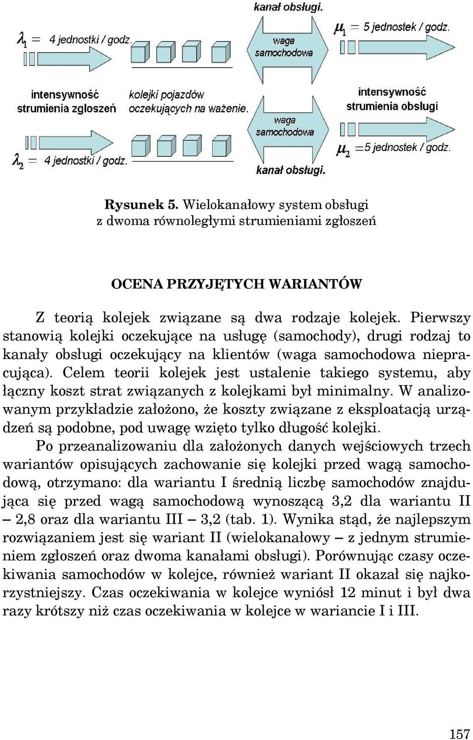 Celem teorii kolejek jest ustalenie takiego systemu, aby łączny koszt strat związanych z kolejkami był minimalny.