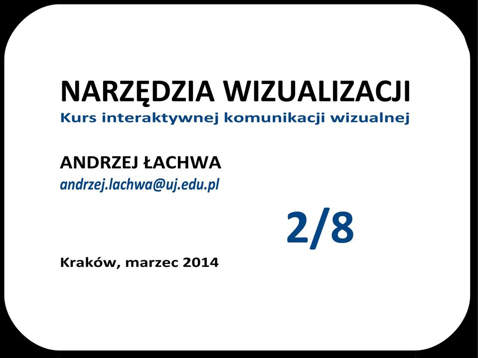 wizualnej ANDRZEJ ŁACHWA