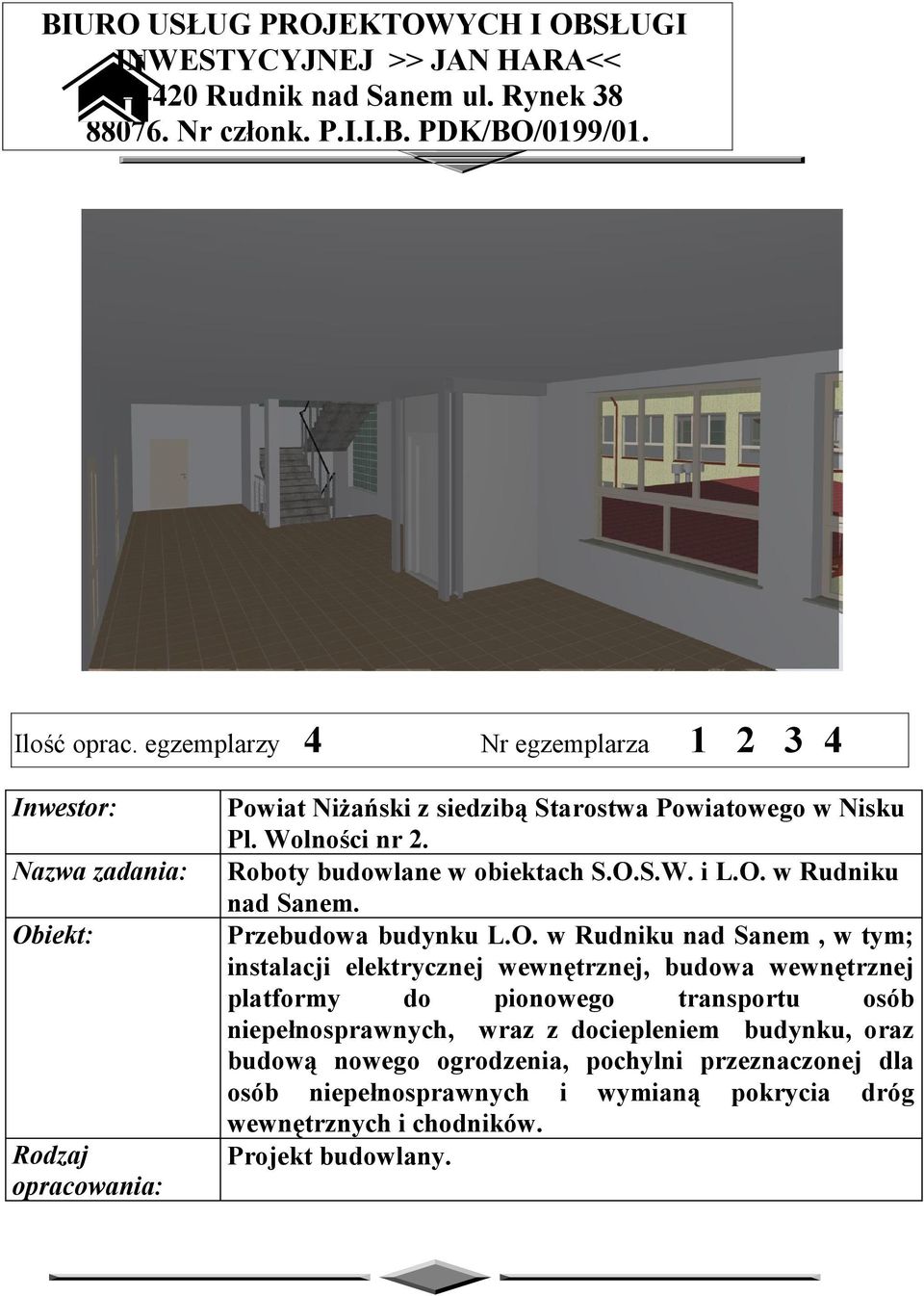 Roboty budowlane w obiektach S.O.