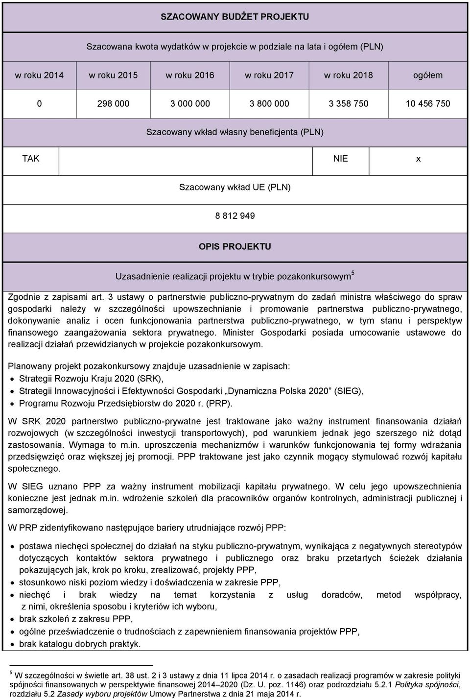 3 ustawy o partnerstwie publiczno-prywatnym do zadań ministra właściwego do spraw gospodarki należy w szczególności upowszechnianie i promowanie partnerstwa publiczno-prywatnego, dokonywanie analiz i