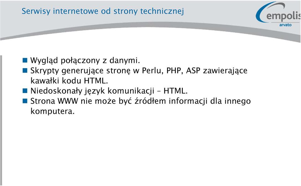 Skrypty generujące stronę w Perlu, PHP, ASP zawierające