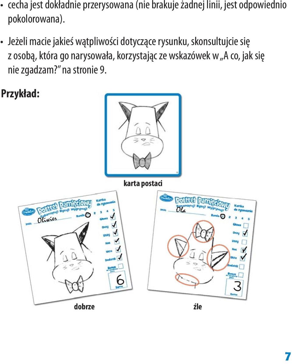 Jeżeli macie jakieś wątpliwości dotyczące rysunku, skonsultujcie się z