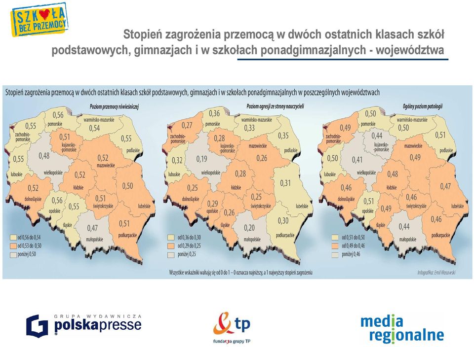 podstawowych, gimnazjach i w