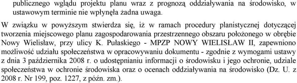 Nowy Wielisław, pzy ulicy K.