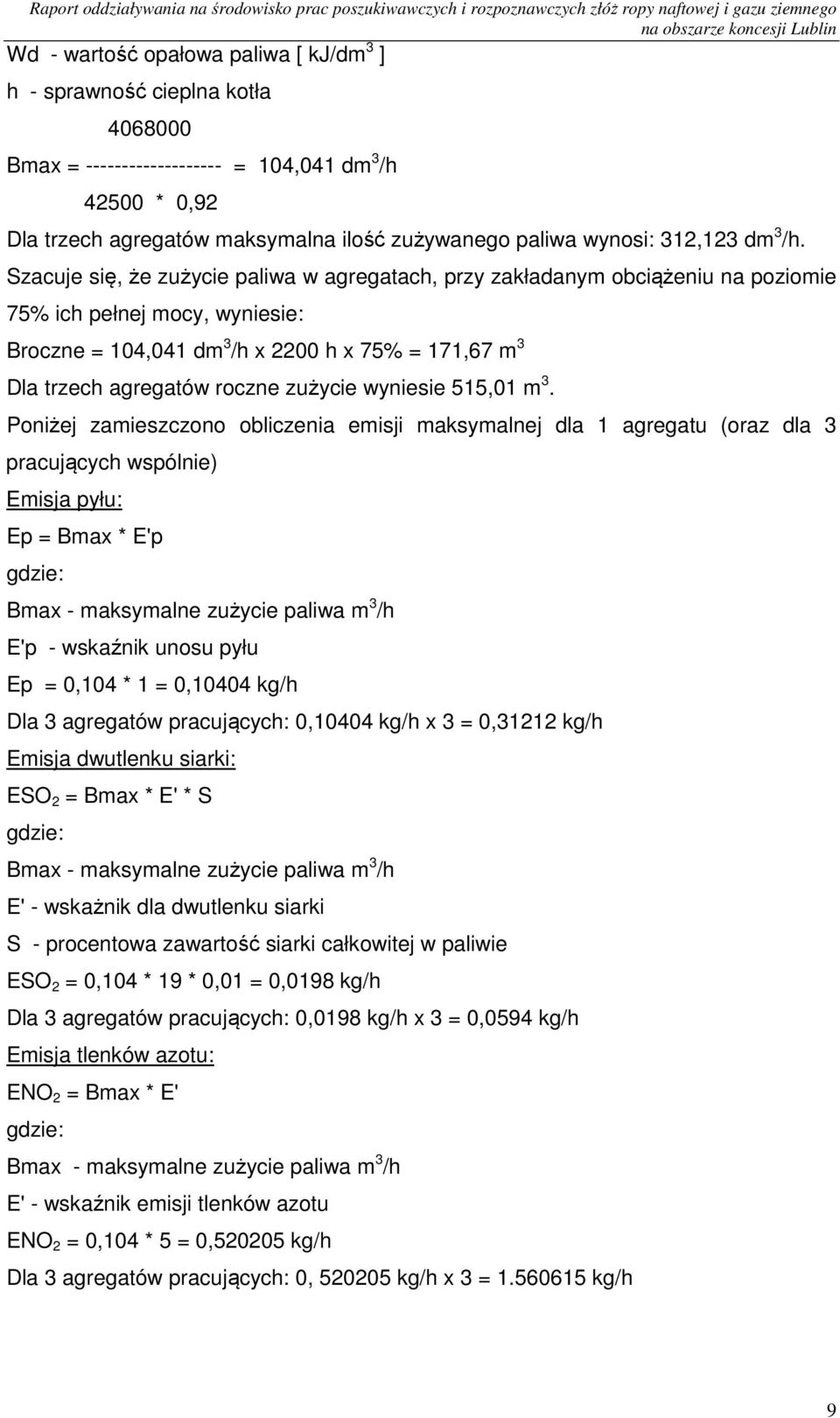 zużycie wyniesie 515,1 m 3.