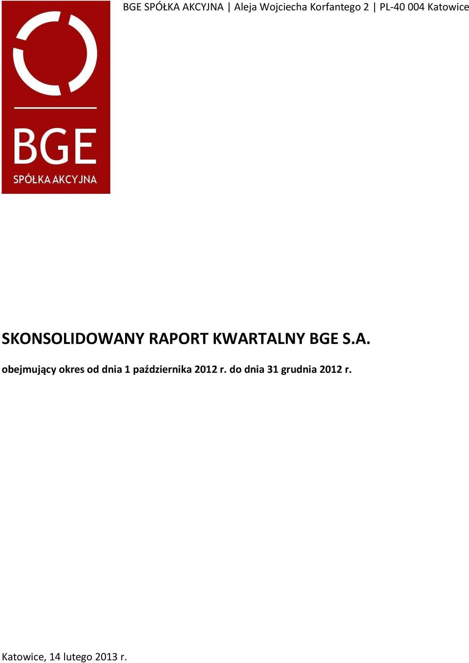 BGE S.A.