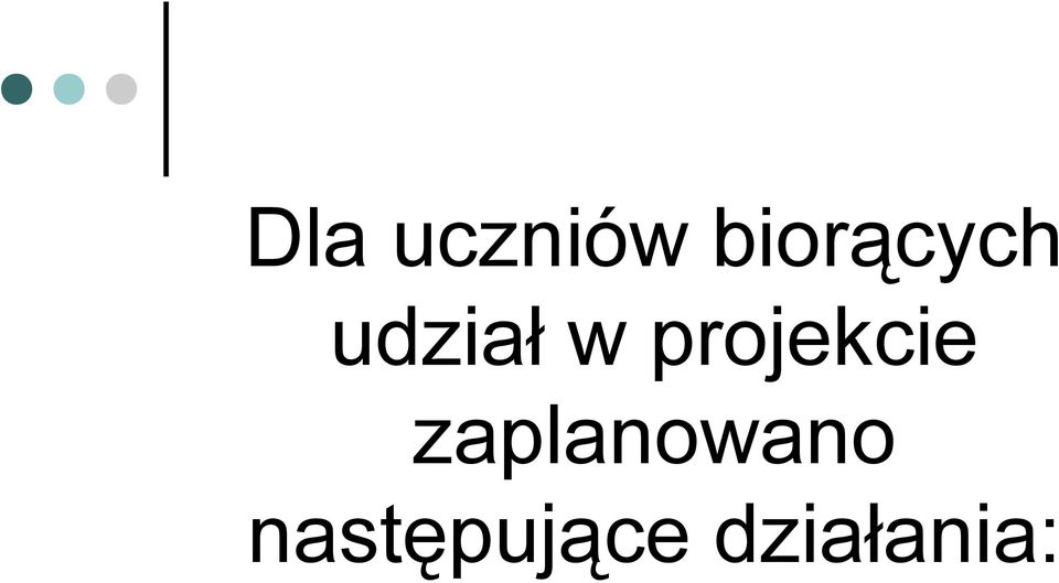 projekcie