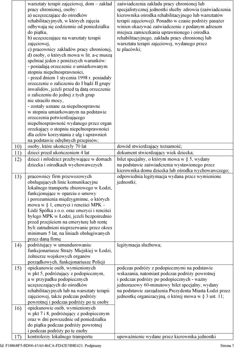 a-c muszą spełniać jeden z poniższych warunków: - posiadają orzeczenie o umiarkowanym stopniu niepełnosprawności, - przed dniem 1 stycznia 1998 r.