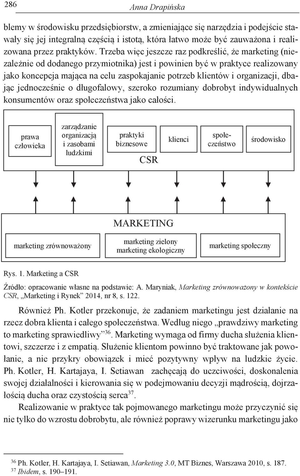 Trzeba więc jeszcze raz podkreślić, że marketing (niezależnie od dodanego przymiotnika) jest i powinien być w praktyce realizowany jako koncepcja mająca na celu zaspokajanie potrzeb klientów i