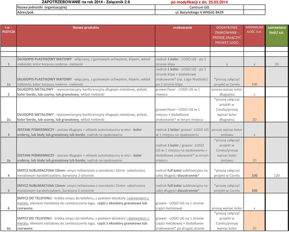 1 1a 2 2a DŁUGOPIS PLASTIKOWY MATOWY -włączany, z gumowym uchwytem, klipem, wkład niebieski; kolor korpusu srebrno- niebieski DŁUGOPIS PLASTIKOWY MATOWY -włączany, z gumowym uchwytem, klipem, wkład