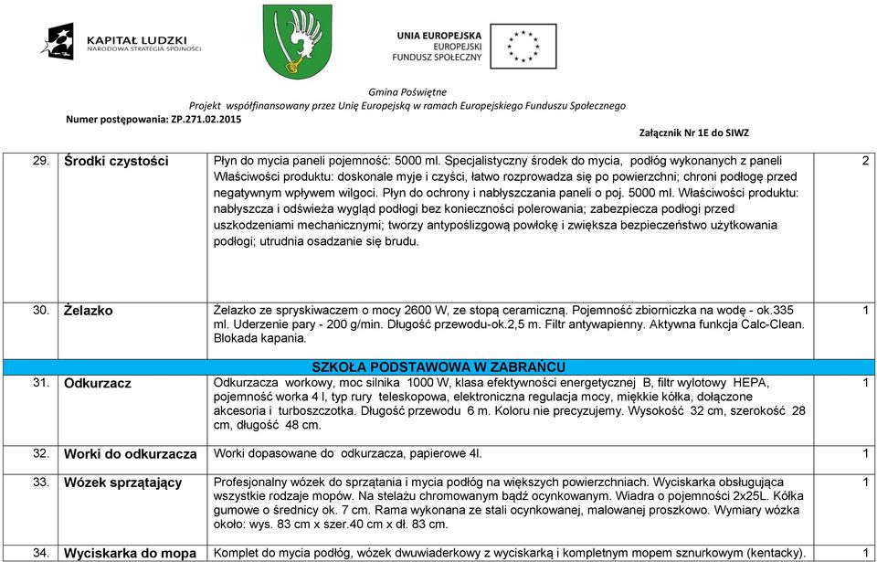 Płyn do ochrony i nabłyszczania paneli o poj. 5000 ml.