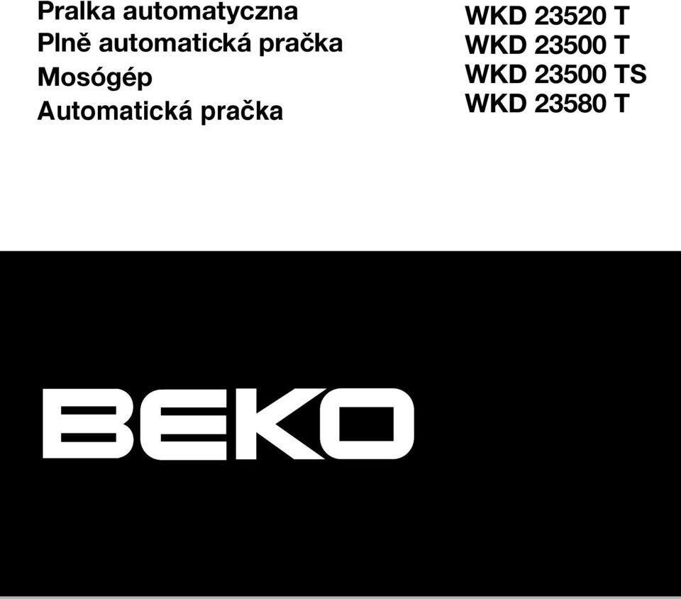 Automatická pračka WKD 23520