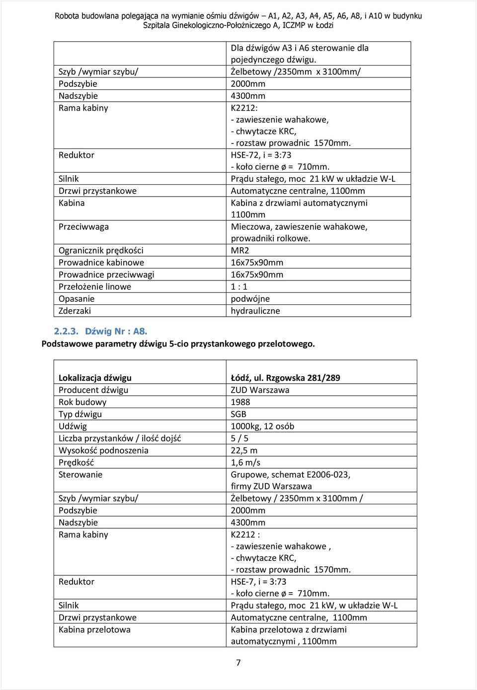 Reduktor HSE-72, i = 3:73 - koło cierne ø = 710mm.