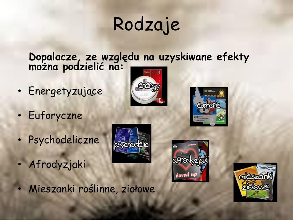 Energetyzujące Euforyczne