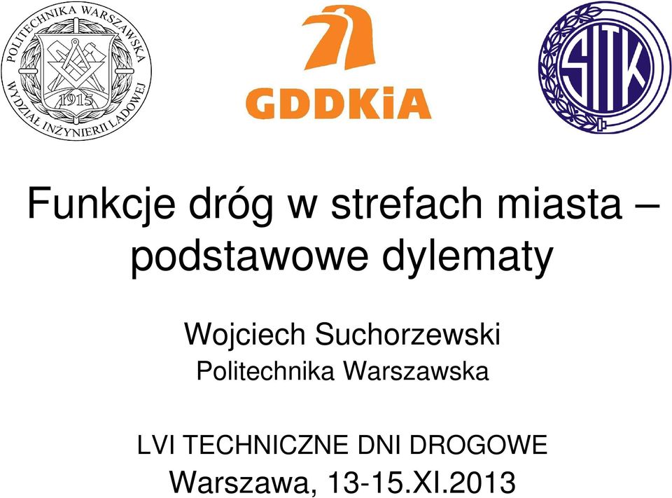 Suchorzewski Politechnika Warszawska