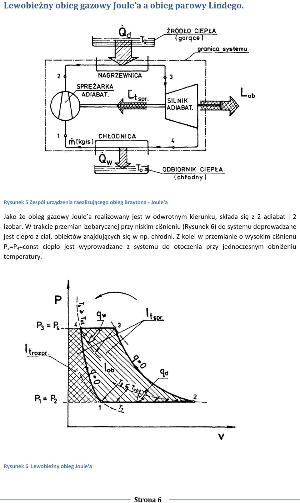 W trakcie przemian izobarycznej przy niskim ciśnieniu (Rysunek 6) do systemu doprowadzane jest ciepło z ciał, obiektów