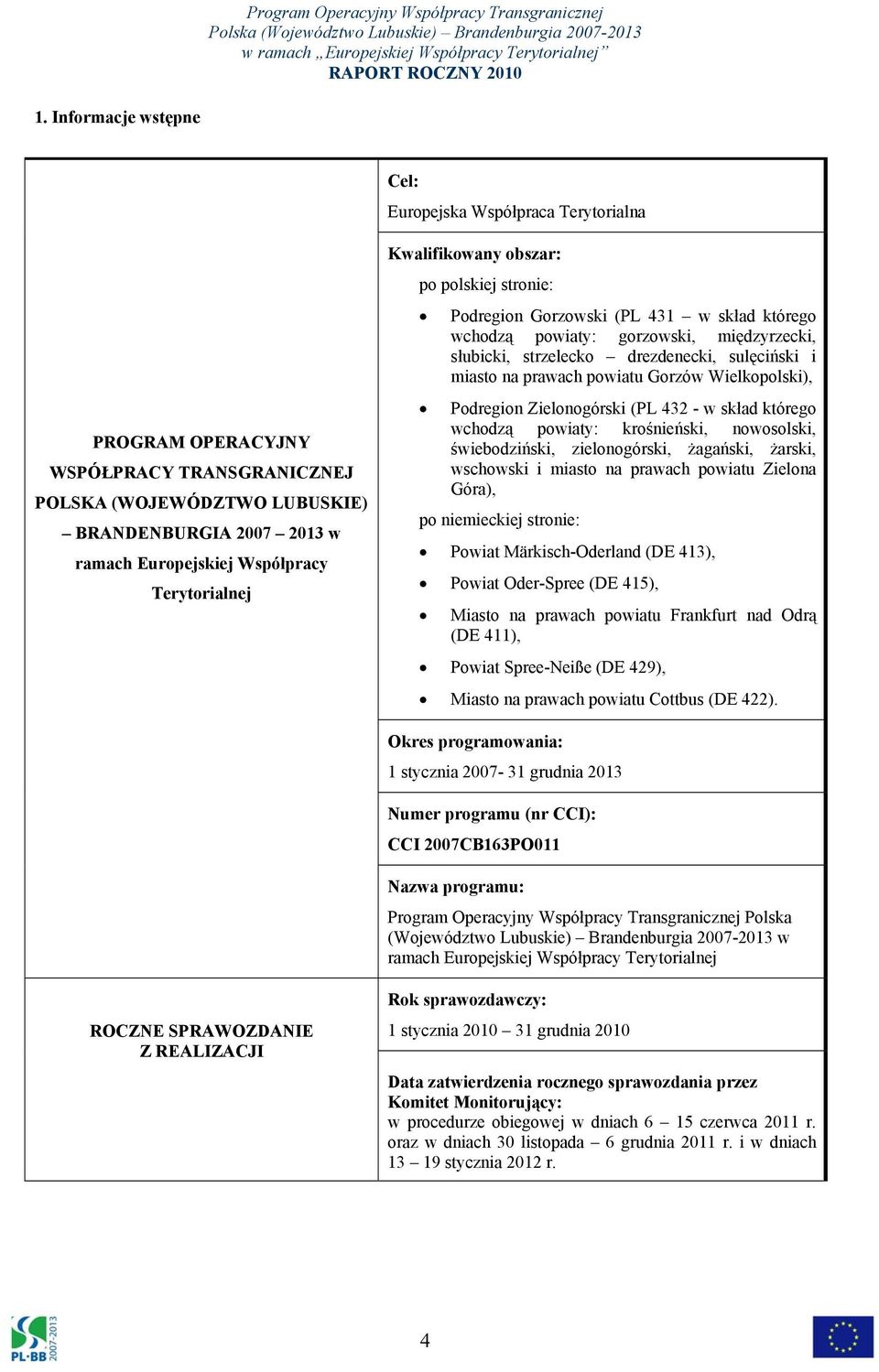 prawach powiatu Gorzów Wielkopolski), Podregion Zielonogórski (PL 432 - w skład którego wchodzą powiaty: krośnieński, nowosolski, świebodziński, zielonogórski, żagański, żarski, wschowski i miasto na