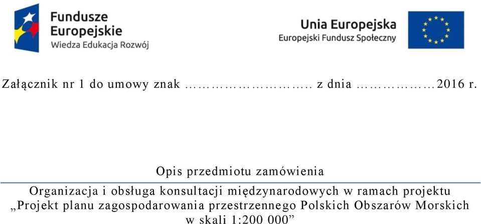 konsultacji międzynarodowych w ramach projektu Projekt