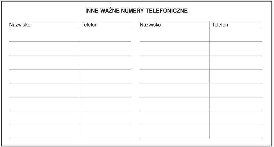 TELEFONICZNE