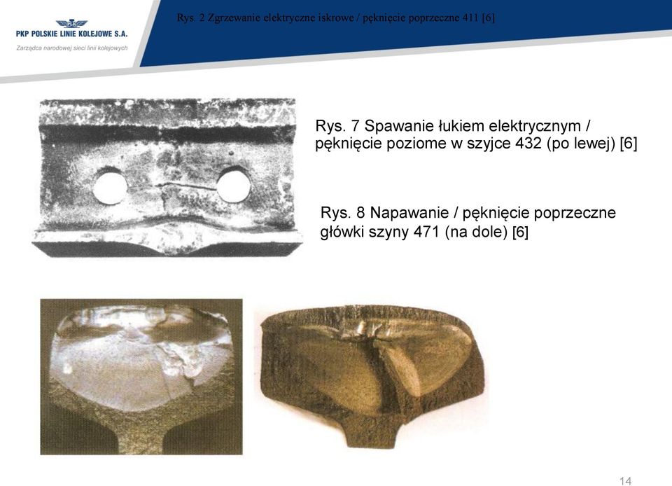 7 Spawanie łukiem elektrycznym / pęknięcie poziome w