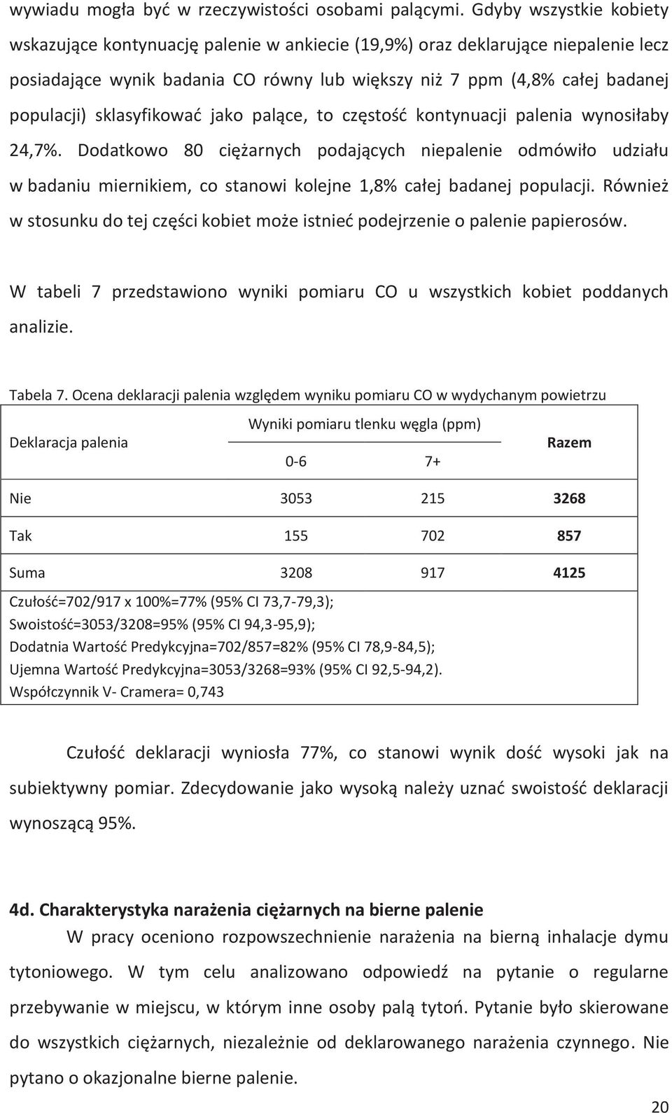 sklasyfikować jako palące, to częstość kontynuacji palenia wynosiłaby 24,7%.