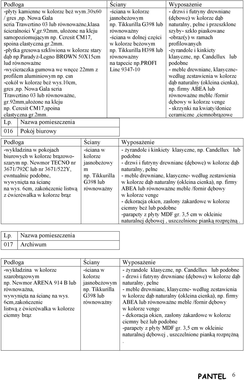 10cm, gres,np. Nowa Gala seria Trawertino 03 lub równoważne, gr.92mm,ułożone na kleju np. Ceresit CM17,spoina elastyczna gr.2mm. jasnobeżowym G398 lub dolnej części w kolorze beżowym H398 lub na tapecie np.