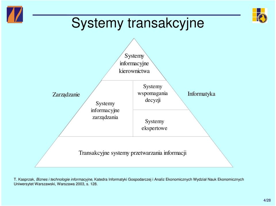 przetwarzania informacji T.