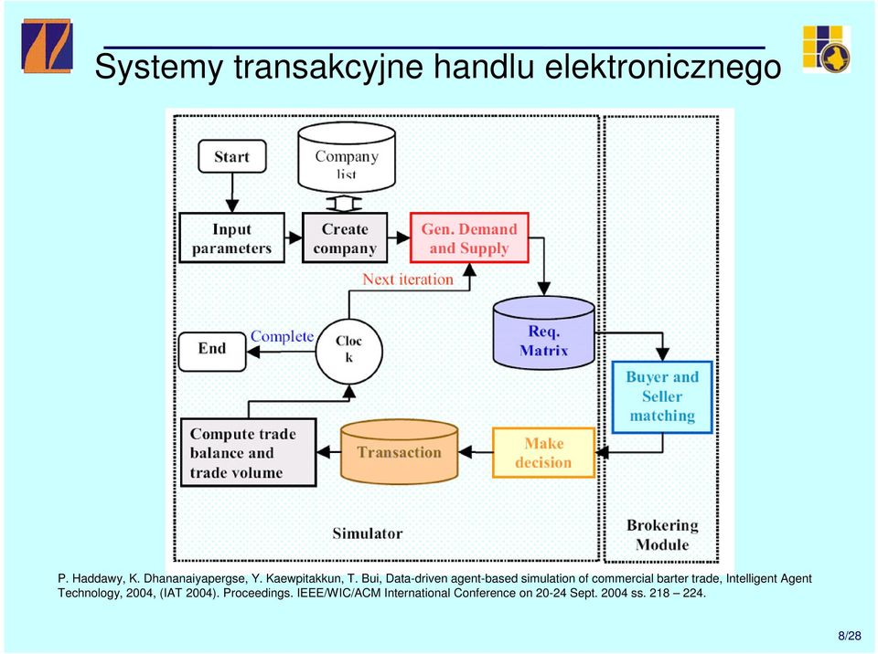 Bui, Data-driven agent-based simulation of commercial barter trade,