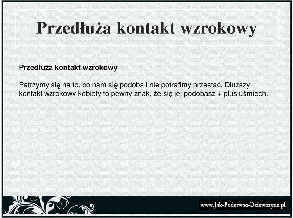 nie potrafimy przestać.