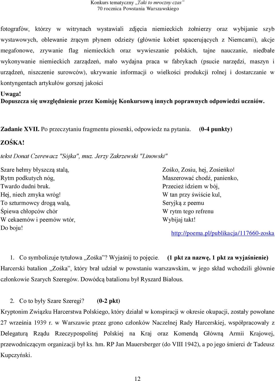 surowców), ukrywanie informacji o wielkości produkcji rolnej i dostarczanie w kontyngentach artykułów gorszej jakości Uwaga!