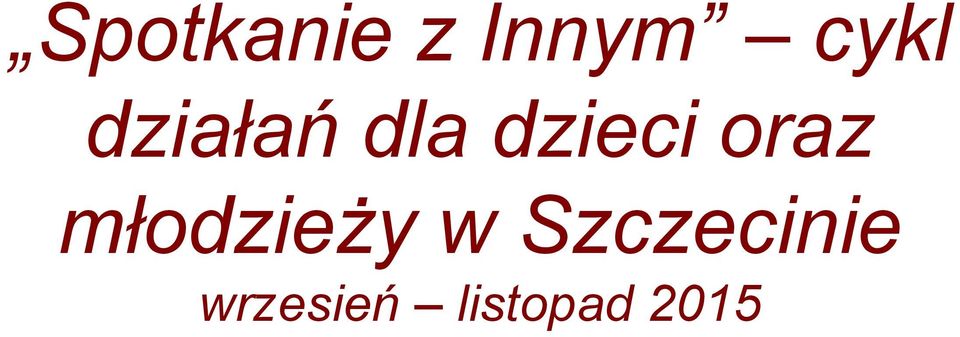 oraz młodzieży w