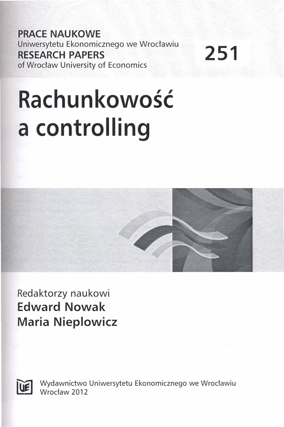 controlling Redaktorzy naukowi Edward Nowak Maria Nieplowicz