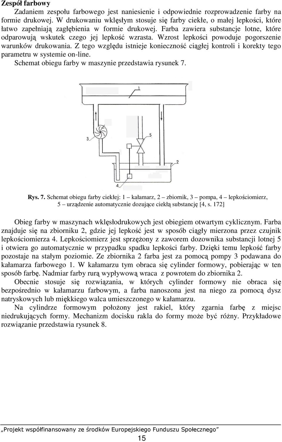 Farba zawiera substancje lotne, które odparowują wskutek czego jej lepkość wzrasta. Wzrost lepkości powoduje pogorszenie warunków drukowania.