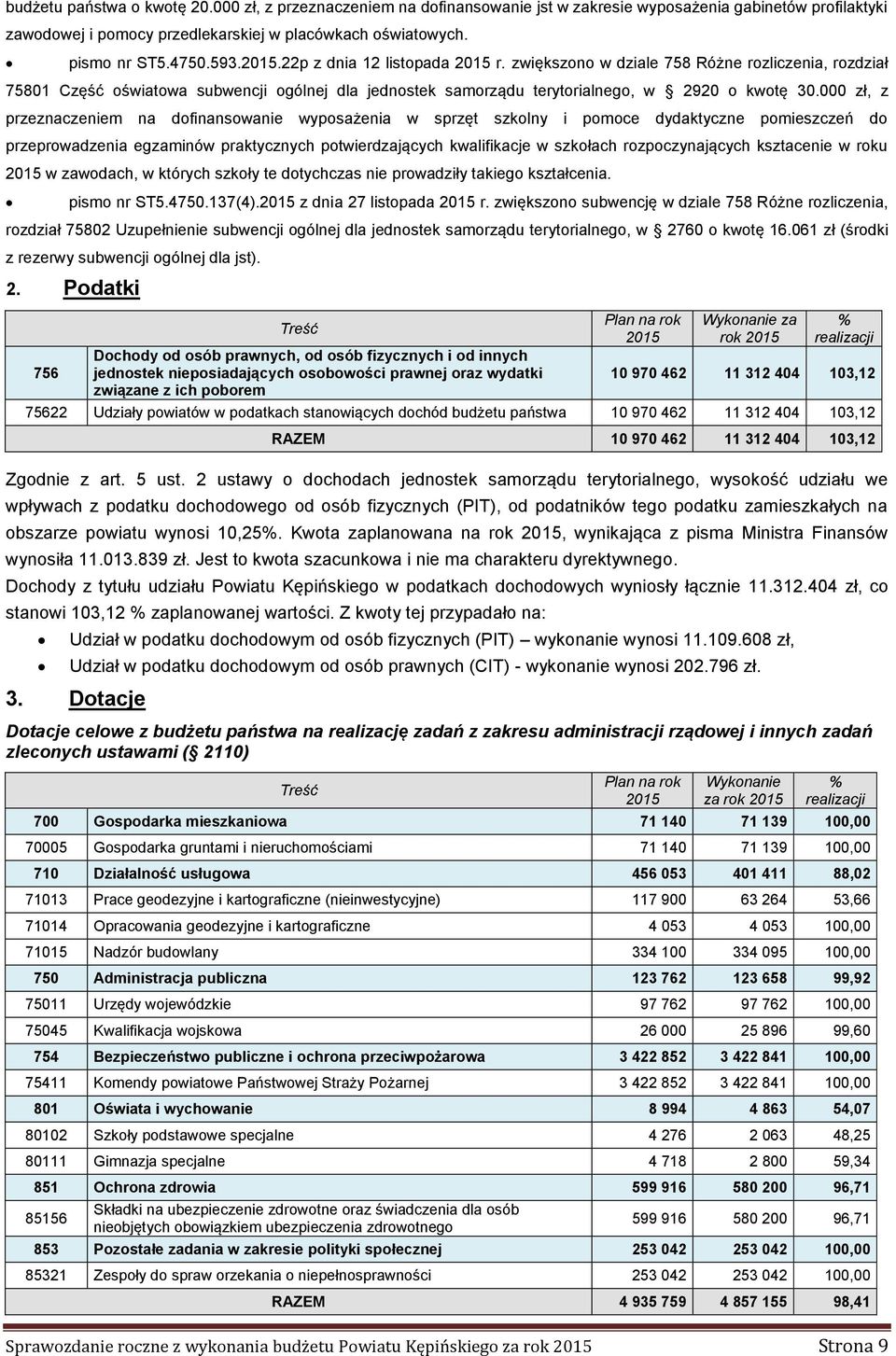 000 zł, z przeznaczeniem na dofinansowanie wyposażenia w sprzęt szkolny i pomoce dydaktyczne pomieszczeń do przeprowadzenia egzaminów praktycznych potwierdzających kwalifikacje w szkołach